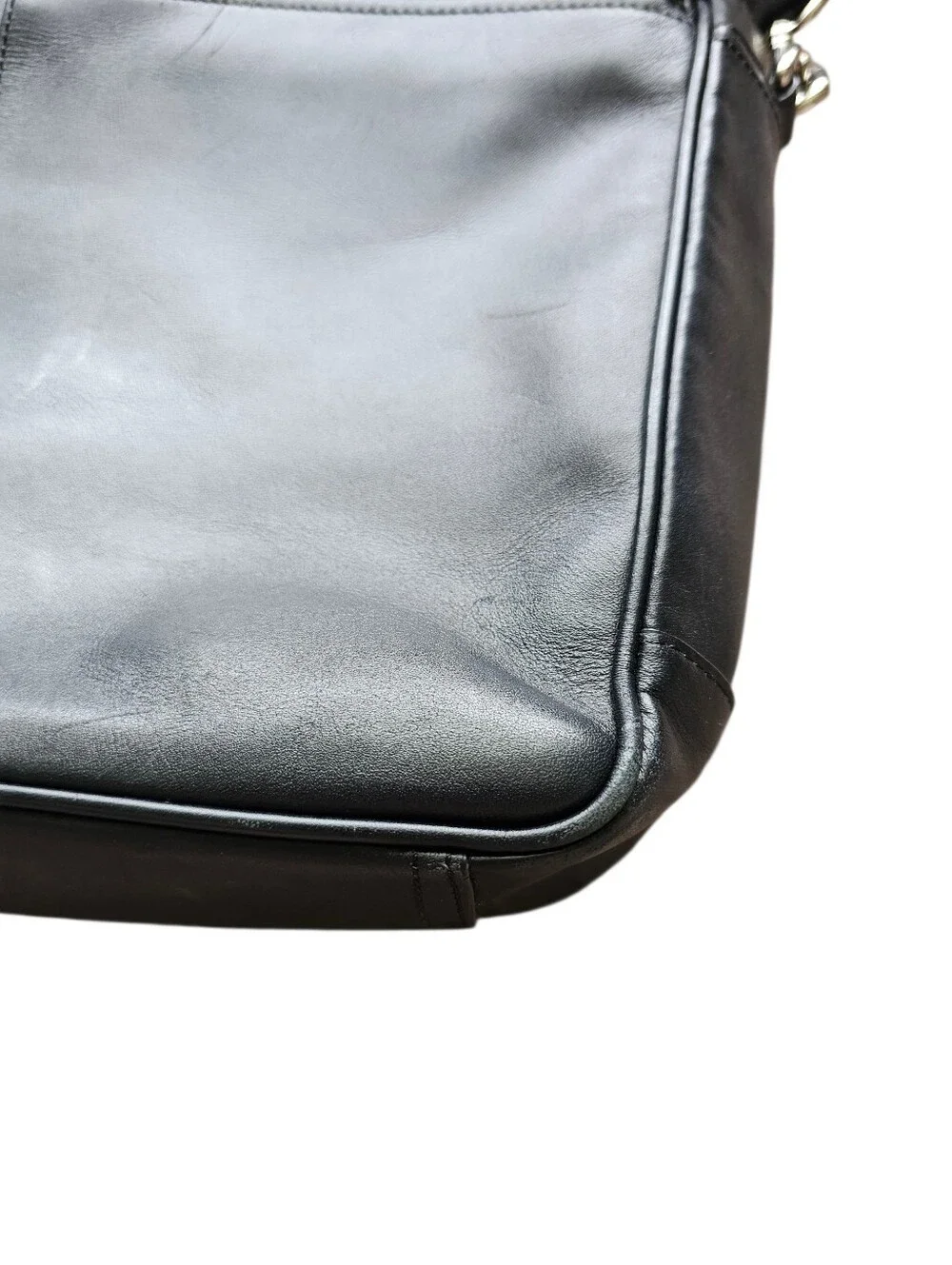 Coach Lexington Flap Business Brief F71073 Black Leather Laptop Bag - Picture 3 of 11